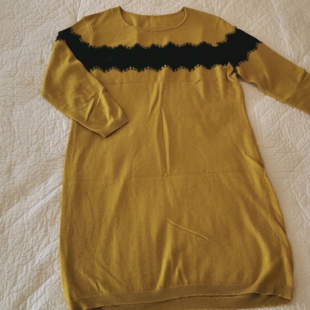 Brand new Jcrew sweater lace dress